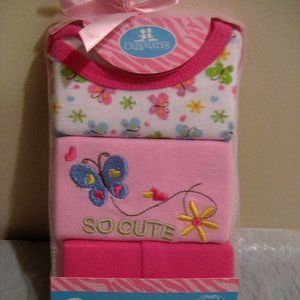 3 piece layette set by cribmates 0-6 month…